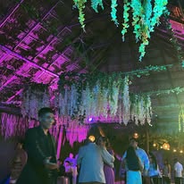 Iluminación y ambiente de evento